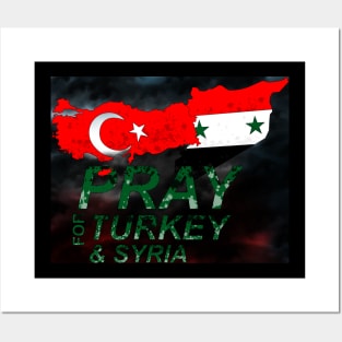 Pray For Syiria & Turkey Posters and Art